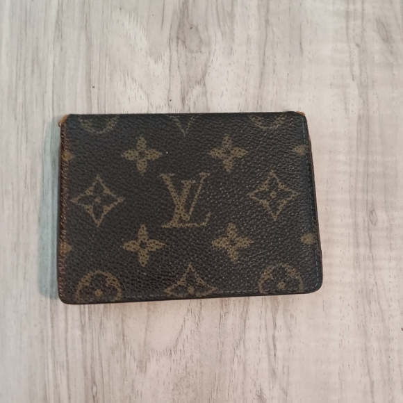 Auth Louis Vuitton Monogram Visible Pass Case Porte 2 Cartes Vertical - Picture 1 of 11
